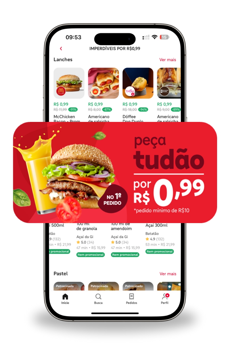 iFood Logo no Celular